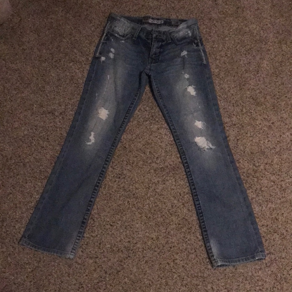 Men’s Buckle Jeans